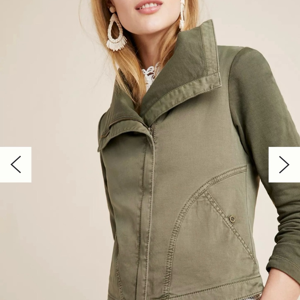 Marrakech from Anthropology Faravel moto zippered jacket size large